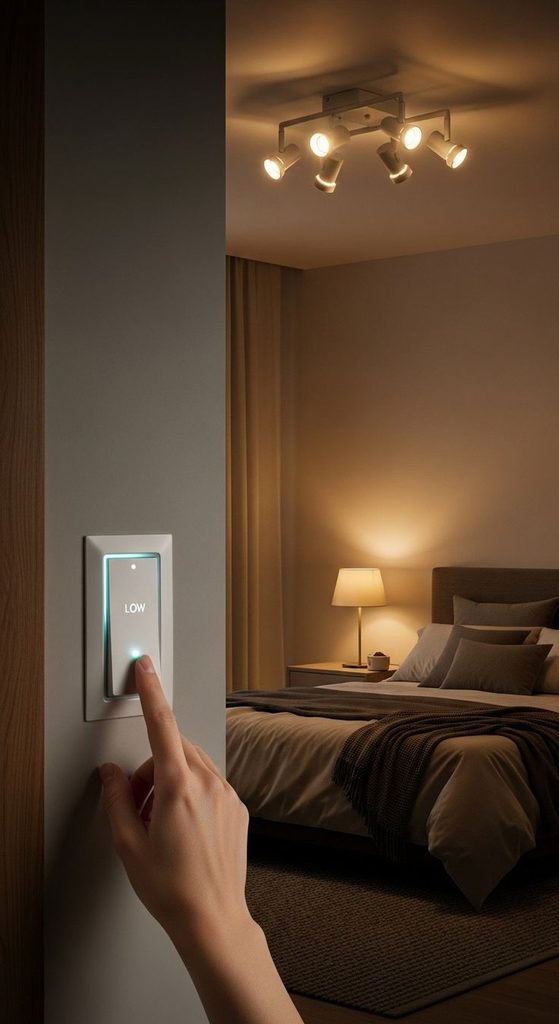 a bedroom using electricity as regards to things to include in your first monthly budget