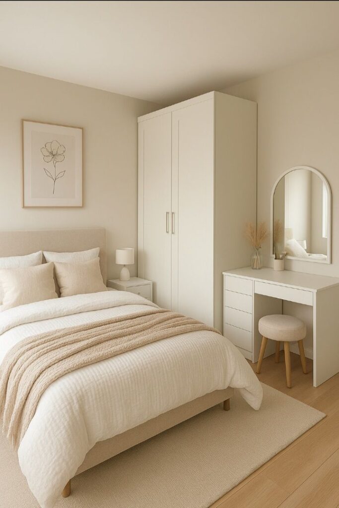 a comfortable bedroom