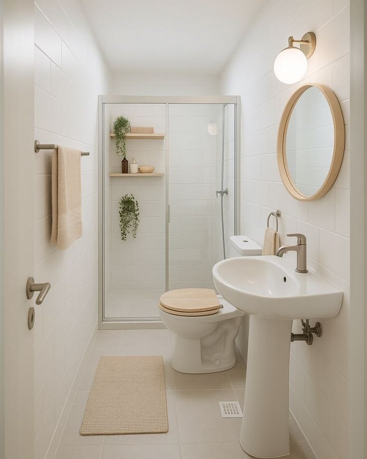a functional simple bathroom