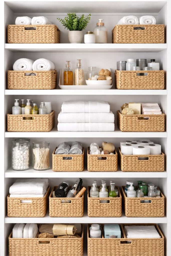 bathroom organization