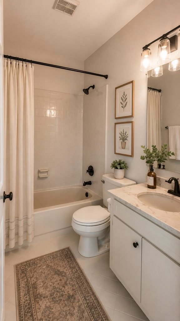 a comfortable bathroom