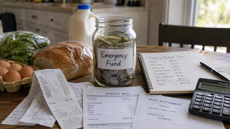 emergency fund in a saving jar