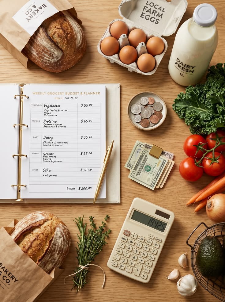 grocery purchase plan budget
