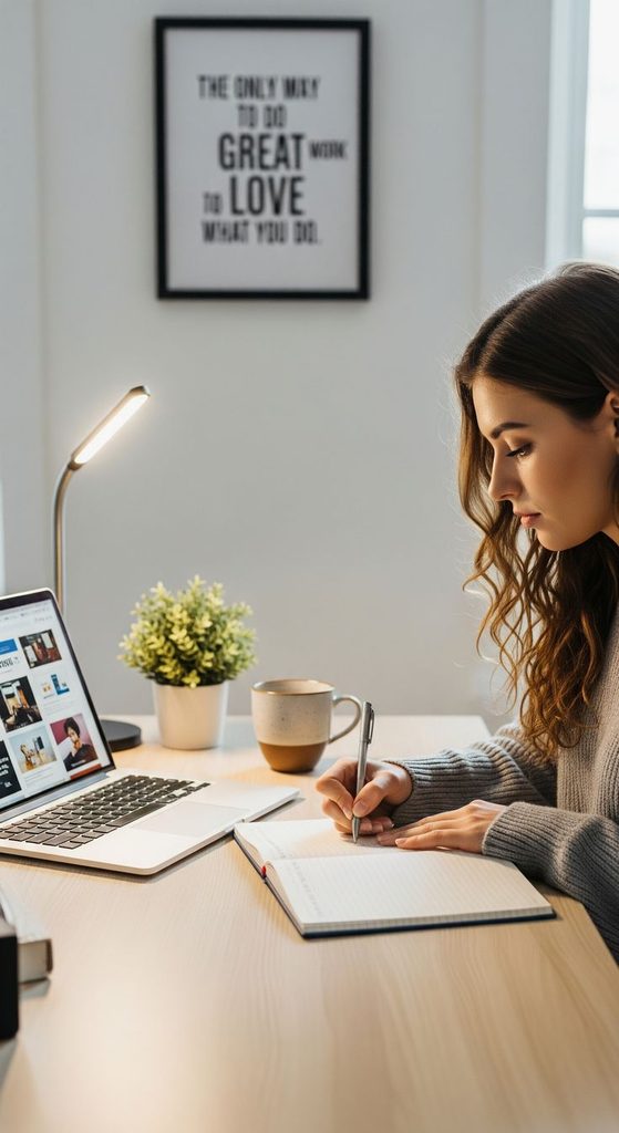 lady writing as regards to expenses to budget for when living alone