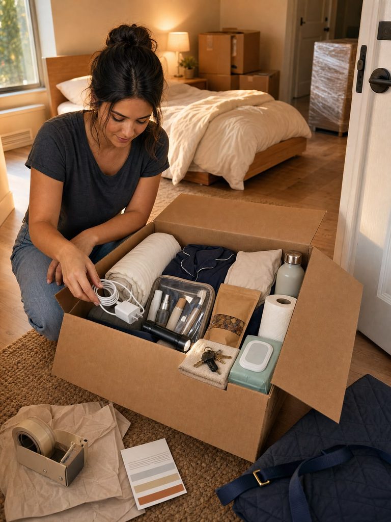 moving first apartment boxes budgeting money
