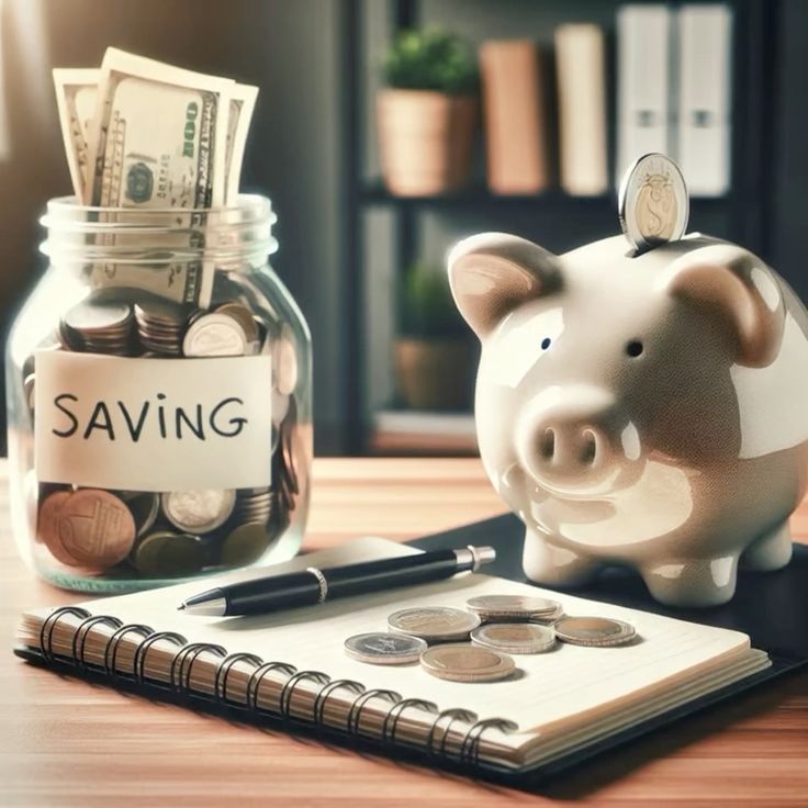 piggy savings as regards to things to include in your first monthly budget