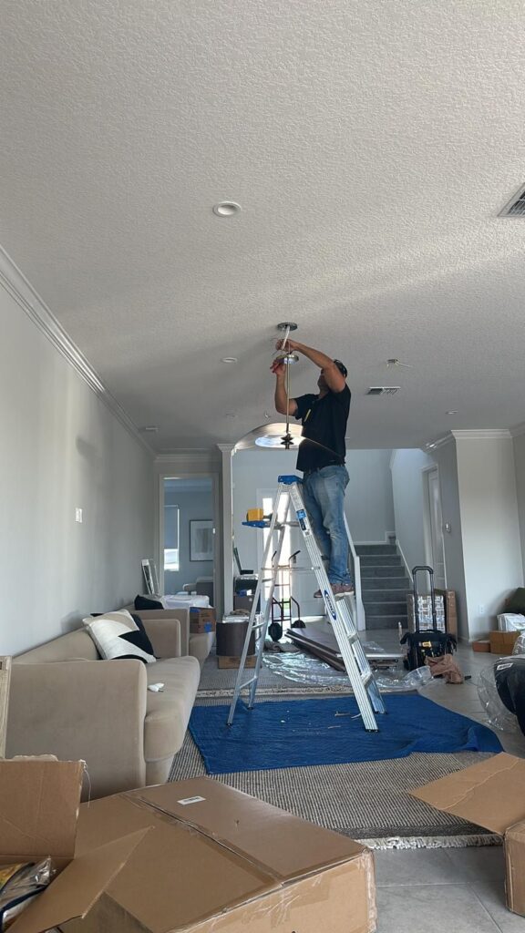 utility setup for a new apartment