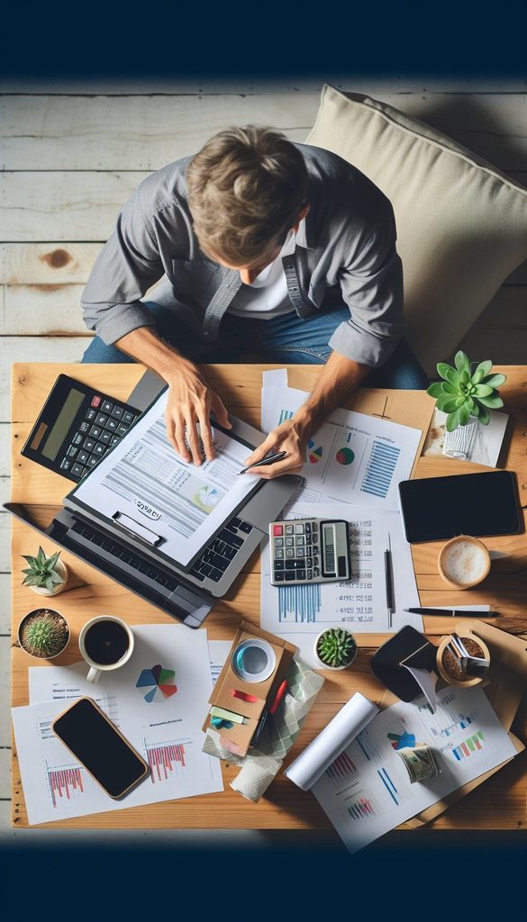 young adult monthly budget planning  as part of money mistakes to avoid when living alone
