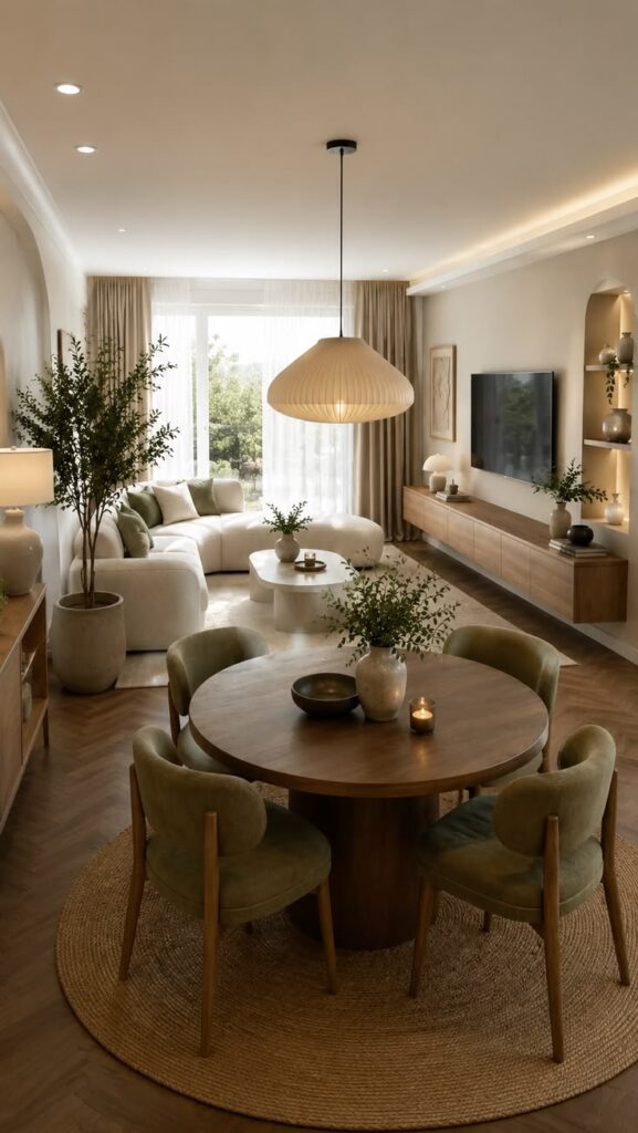 zones in living room