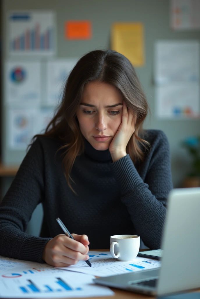 A thoughtful young professional sitting as regards to how to handle workplace mistakes professionally