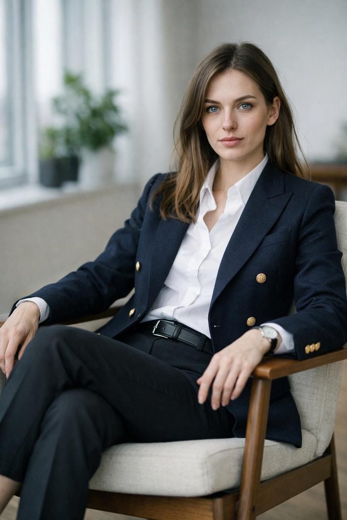 confident young professional job interview