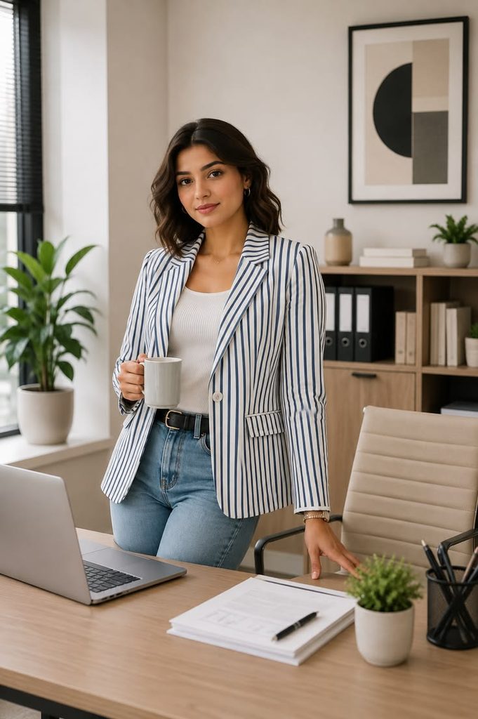 confident young professional workplace as regards to how to prepare for your first performance review