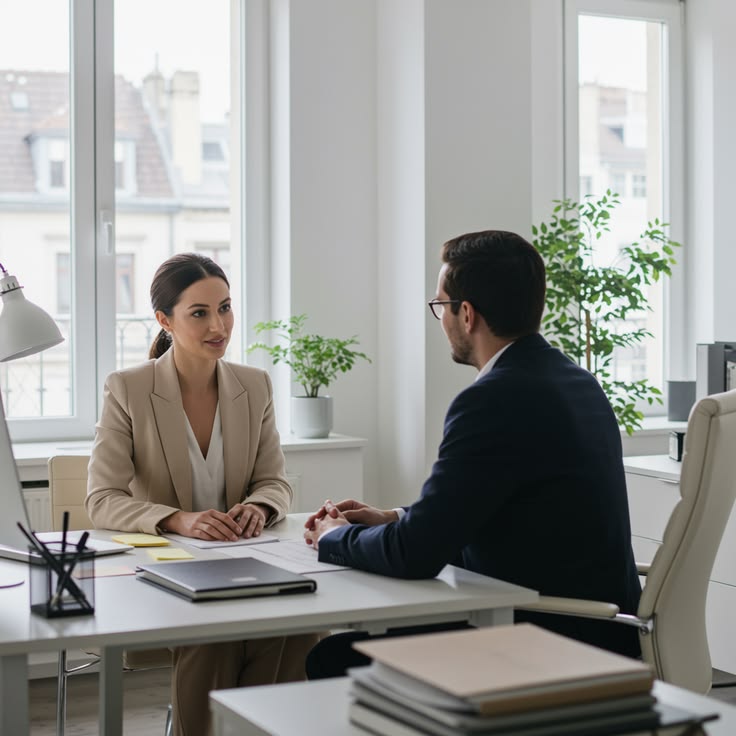 Conversation between clients. 